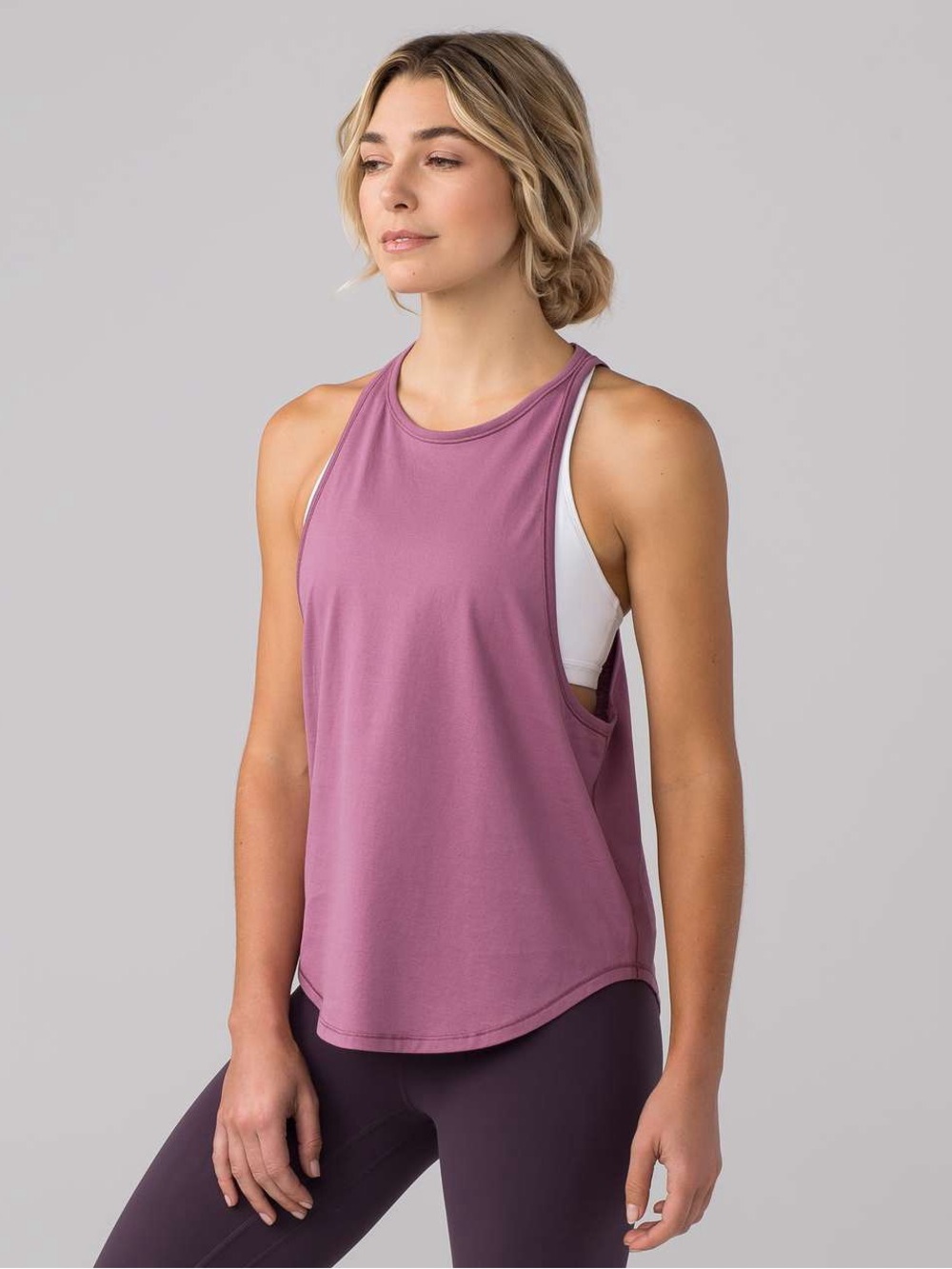 lululemon athletica Sweat Date Singlet Tank Top in Figue Pink Purple Mauve